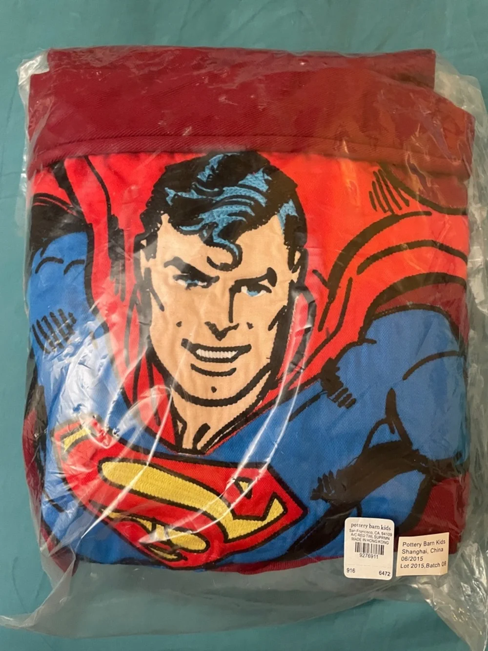 NEW Rare Pottery Barn Kids Limit Edition Superman Marvel Anywhere Chair cover
